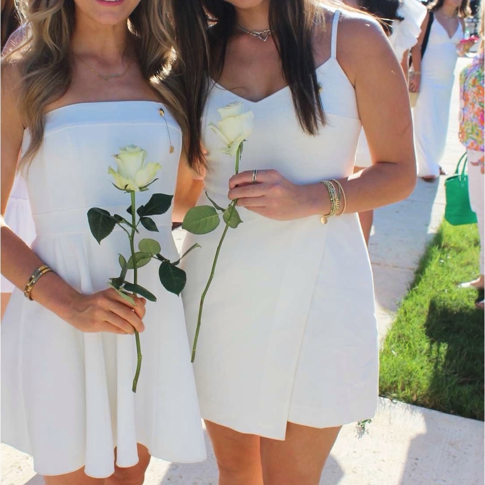 White Amanda Uprichard dress